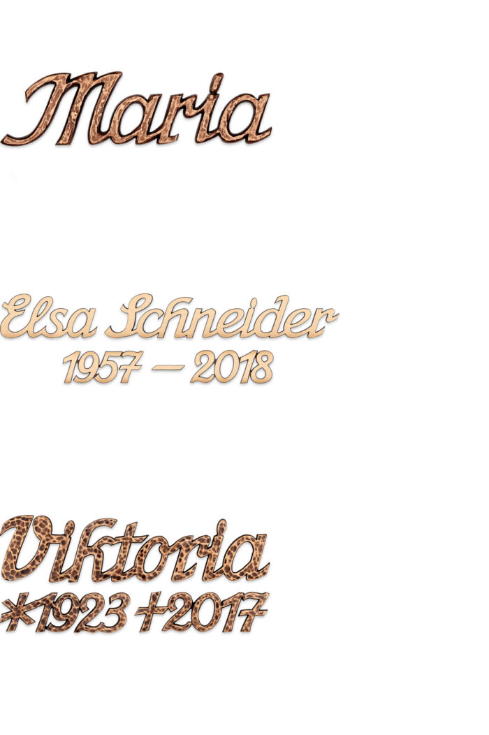 Schriftzug Typ Elsa