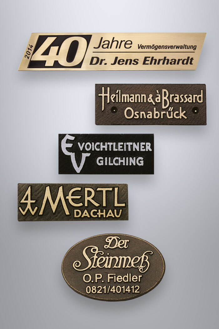 Firmenschilder Sonderanfertigung