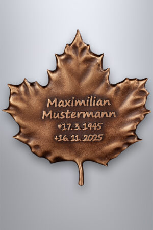 Gestaltungsbeispiel Ahornblatt