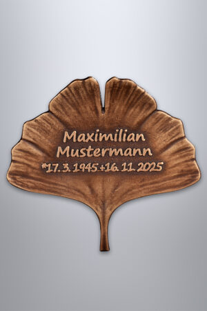 Gestaltungsbeispiel Ginkgoblatt